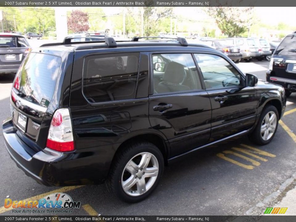 2007 Subaru Forester 2.5 XT Limited Obsidian Black Pearl / Anthracite Black Photo #8