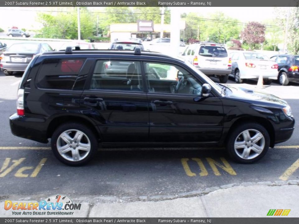 2007 Subaru Forester 2.5 XT Limited Obsidian Black Pearl / Anthracite Black Photo #9