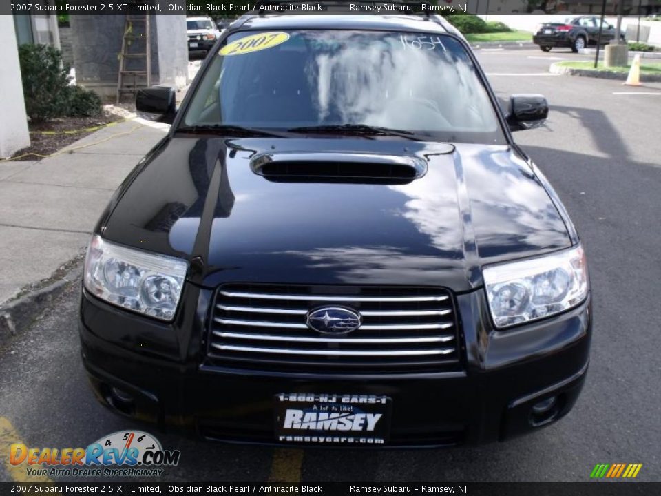 2007 Subaru Forester 2.5 XT Limited Obsidian Black Pearl / Anthracite Black Photo #11