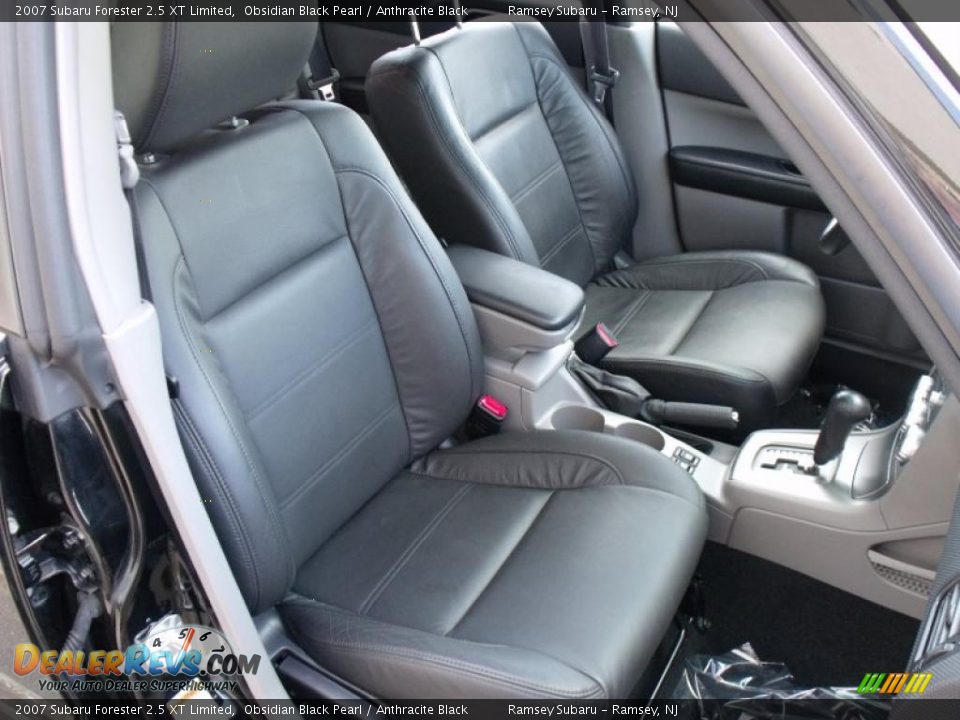 2007 Subaru Forester 2.5 XT Limited Obsidian Black Pearl / Anthracite Black Photo #13