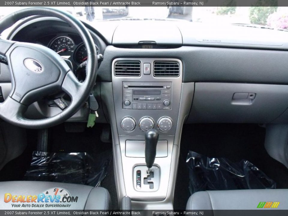 2007 Subaru Forester 2.5 XT Limited Obsidian Black Pearl / Anthracite Black Photo #14