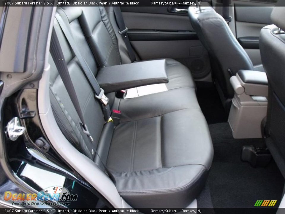 2007 Subaru Forester 2.5 XT Limited Obsidian Black Pearl / Anthracite Black Photo #15