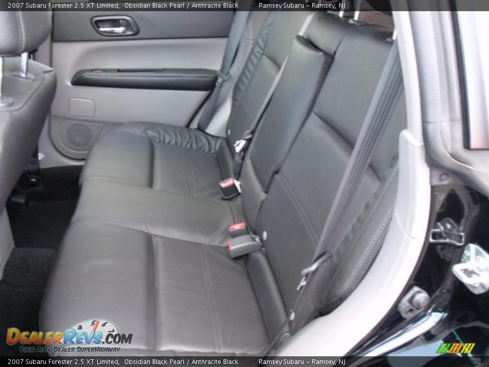 2007 Subaru Forester 2.5 XT Limited Obsidian Black Pearl / Anthracite Black Photo #16