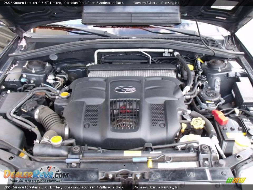 2007 Subaru Forester 2.5 XT Limited Obsidian Black Pearl / Anthracite Black Photo #19