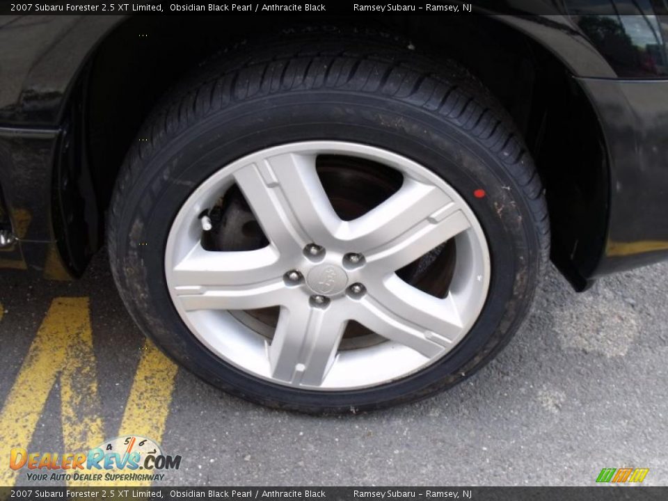 2007 Subaru Forester 2.5 XT Limited Obsidian Black Pearl / Anthracite Black Photo #20