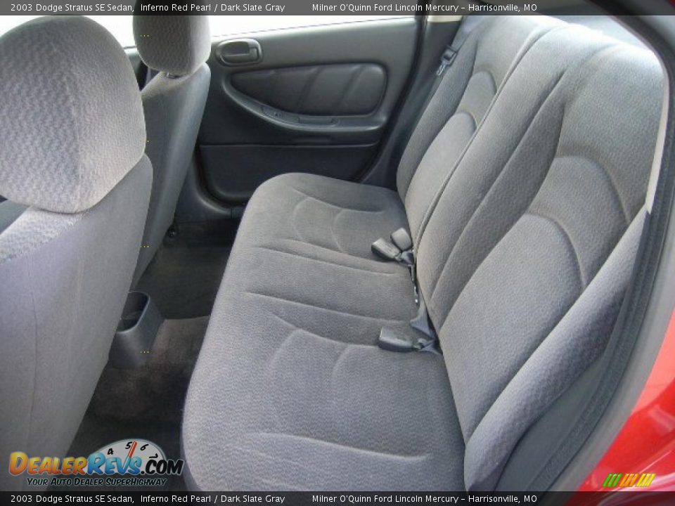 2003 Dodge Stratus SE Sedan Inferno Red Pearl / Dark Slate Gray Photo #14
