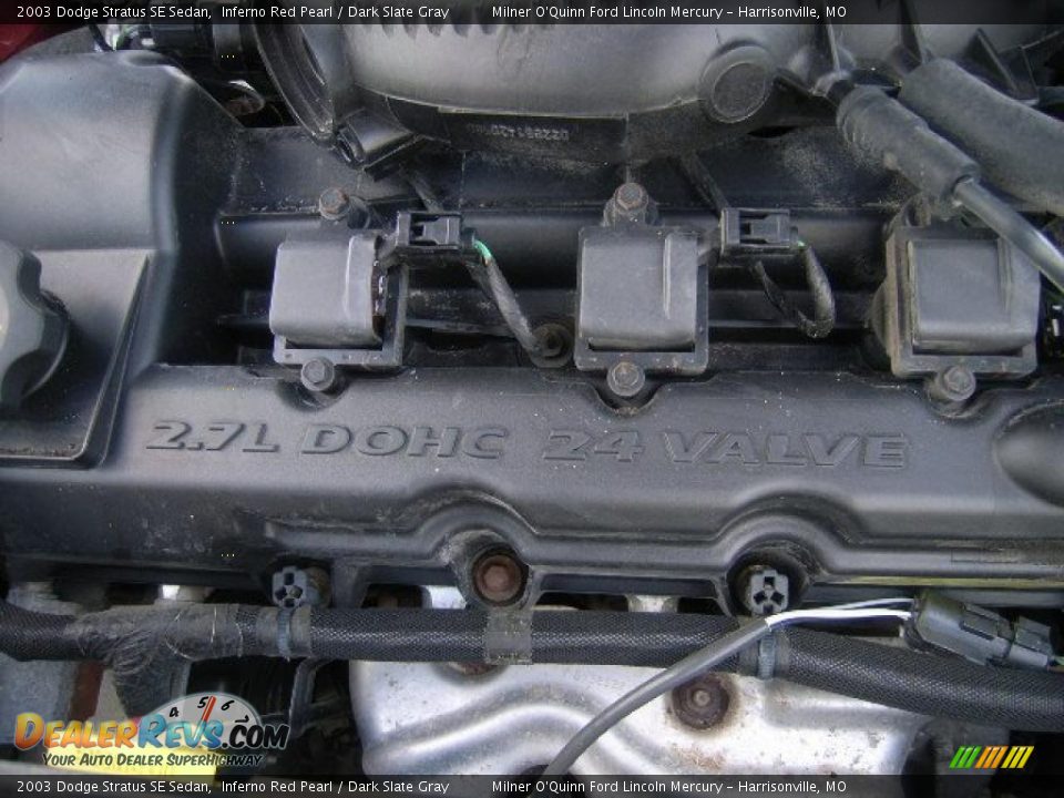 2003 Dodge Stratus SE Sedan Inferno Red Pearl / Dark Slate Gray Photo #25