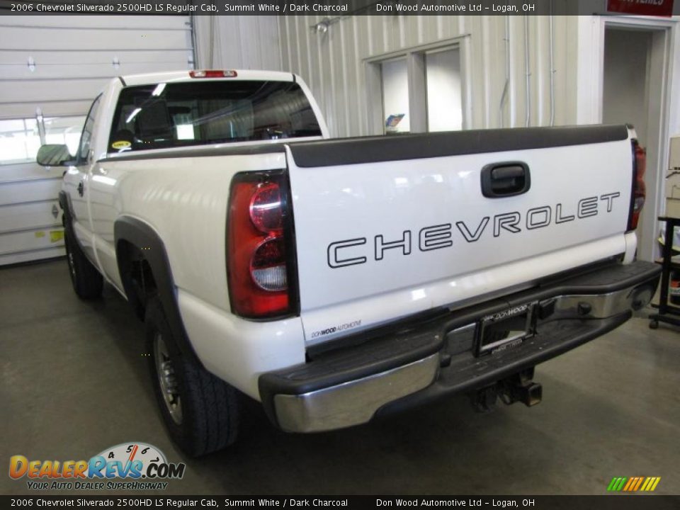 2006 Chevrolet Silverado 2500HD LS Regular Cab Summit White / Dark Charcoal Photo #4