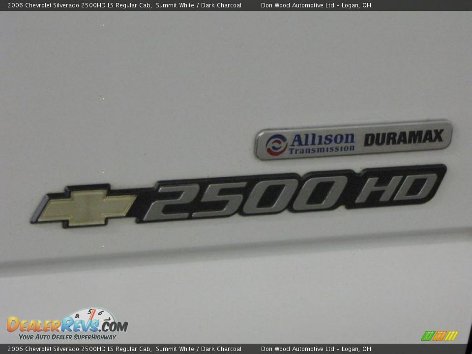 2006 Chevrolet Silverado 2500HD LS Regular Cab Summit White / Dark Charcoal Photo #6