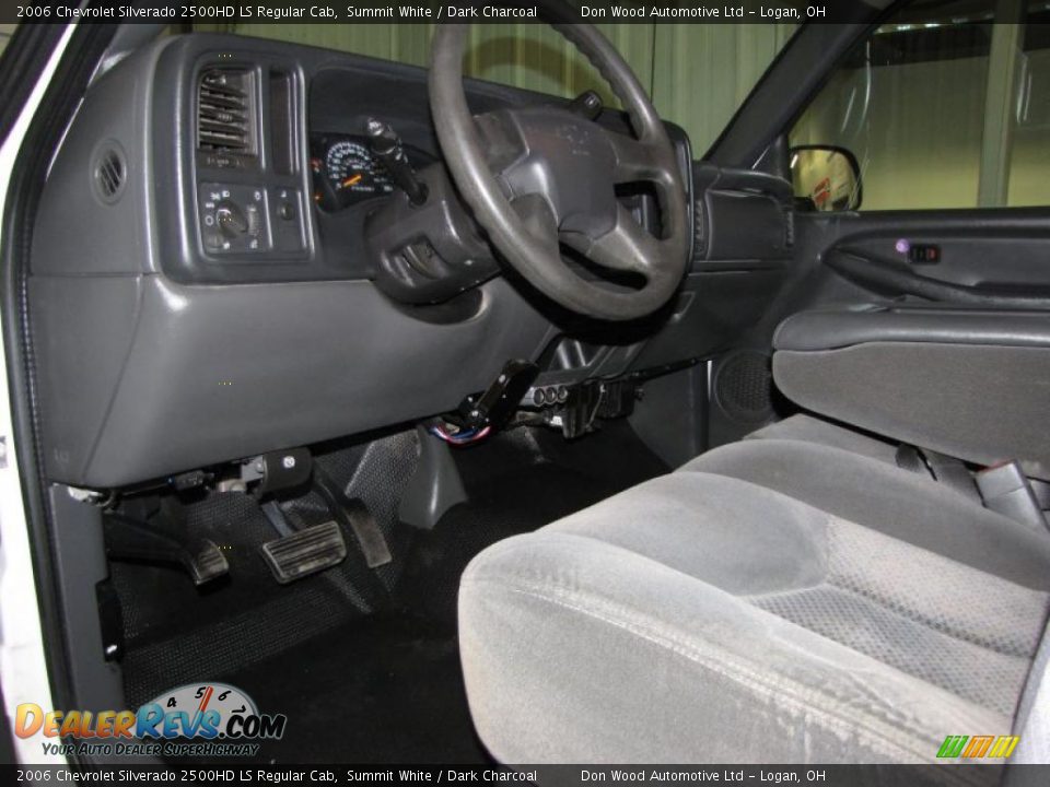 2006 Chevrolet Silverado 2500HD LS Regular Cab Summit White / Dark Charcoal Photo #13