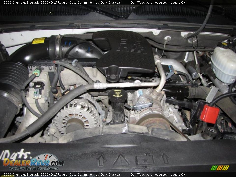 2006 Chevrolet Silverado 2500HD LS Regular Cab Summit White / Dark Charcoal Photo #22