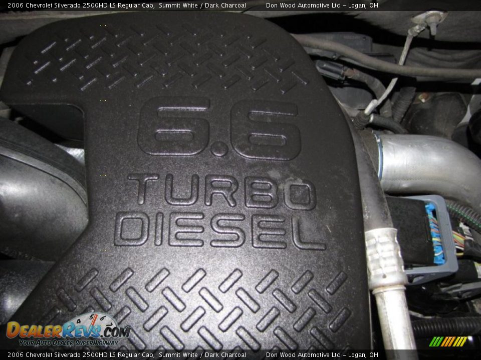 2006 Chevrolet Silverado 2500HD LS Regular Cab Summit White / Dark Charcoal Photo #23