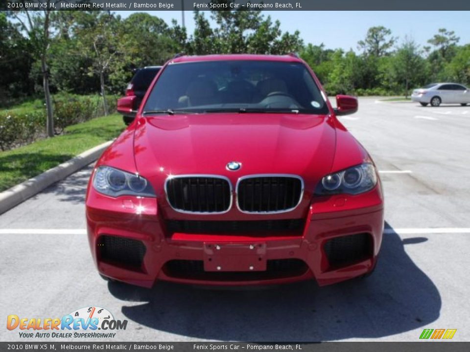 2010 BMW X5 M Melbourne Red Metallic / Bamboo Beige Photo #2