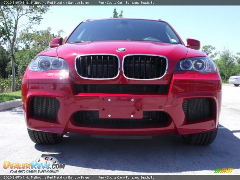 2010 BMW X5 M Melbourne Red Metallic / Bamboo Beige Photo #3