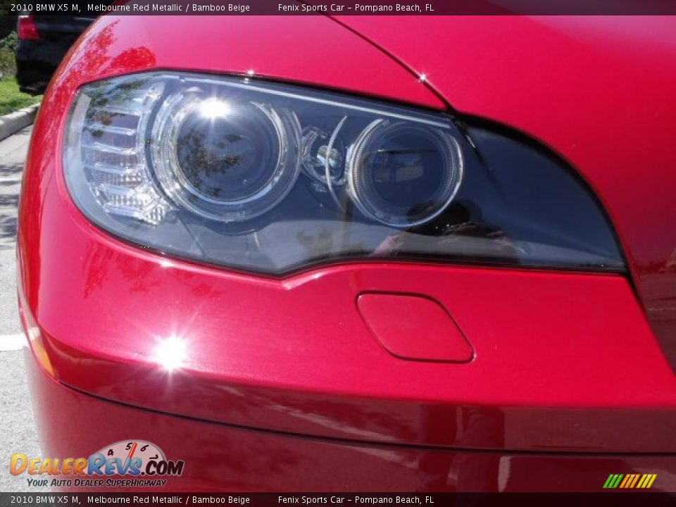 2010 BMW X5 M Melbourne Red Metallic / Bamboo Beige Photo #4