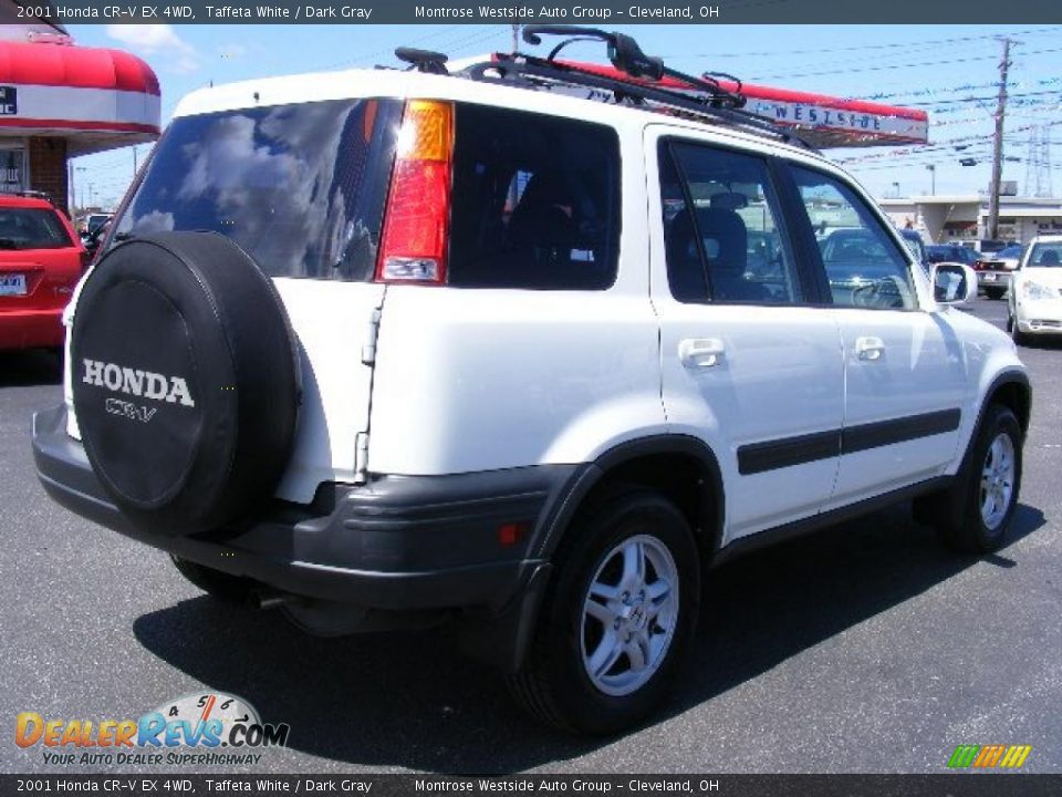 2001 Honda CR-V EX 4WD Taffeta White / Dark Gray Photo #5