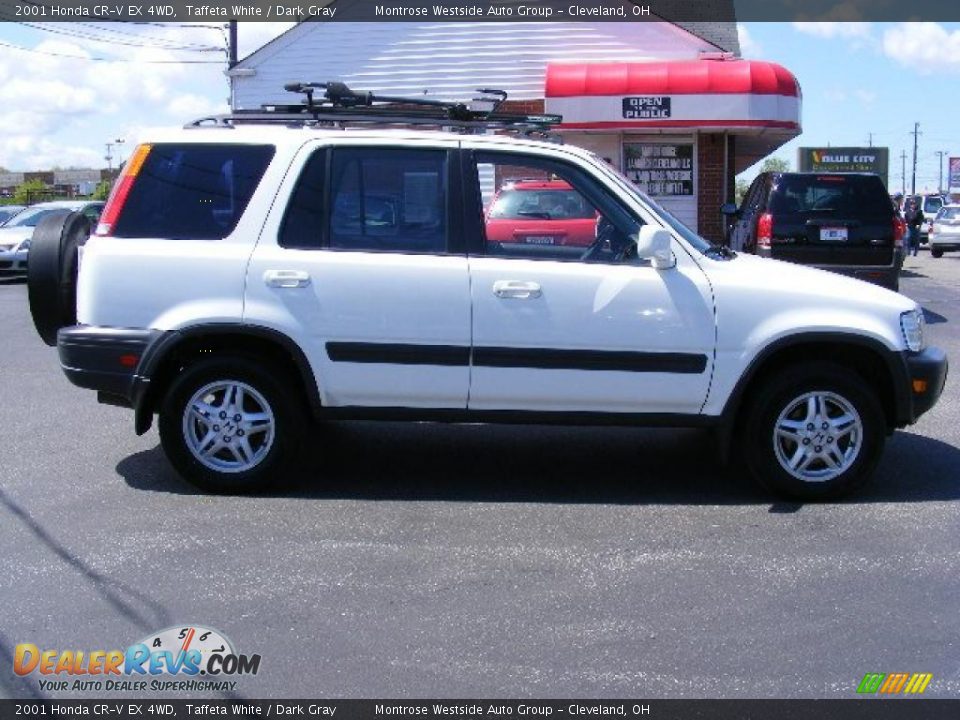 2001 Honda CR-V EX 4WD Taffeta White / Dark Gray Photo #6