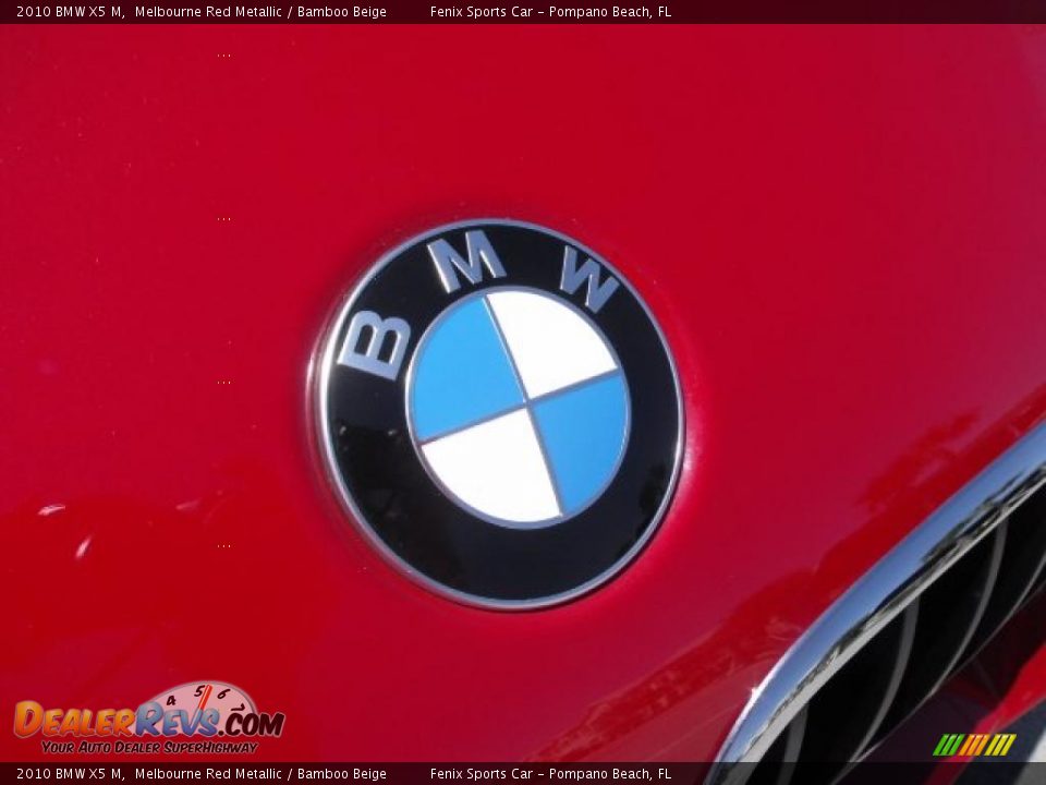 2010 BMW X5 M Melbourne Red Metallic / Bamboo Beige Photo #6
