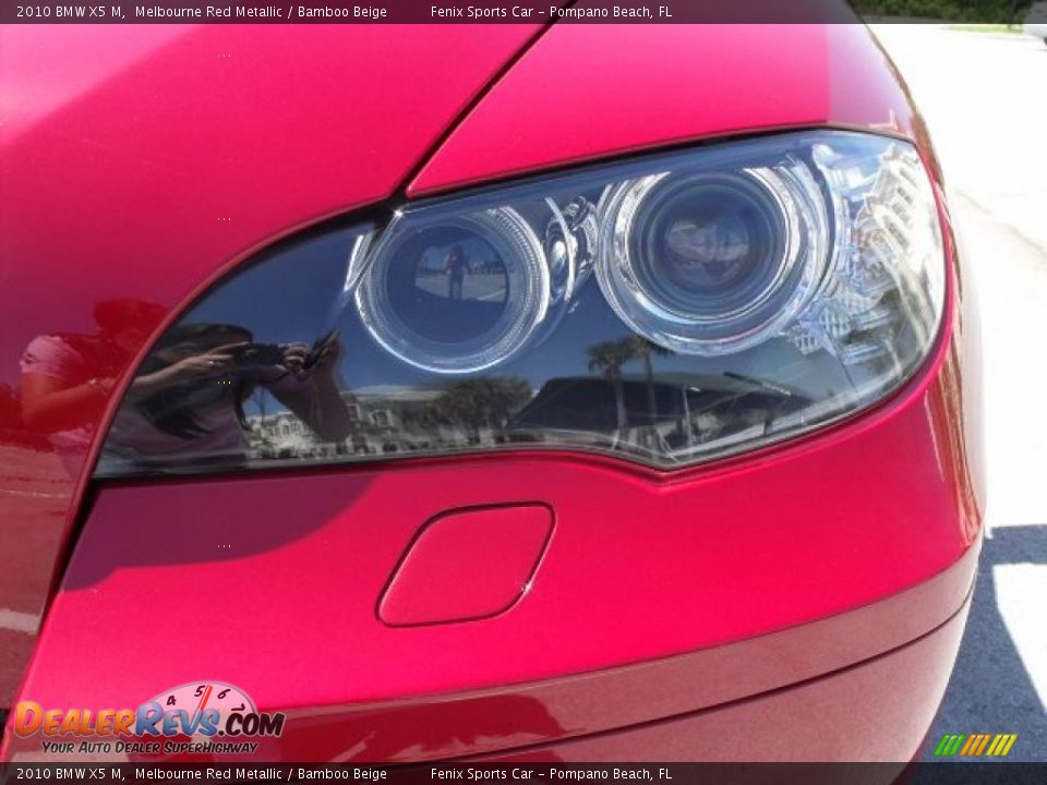 2010 BMW X5 M Melbourne Red Metallic / Bamboo Beige Photo #7
