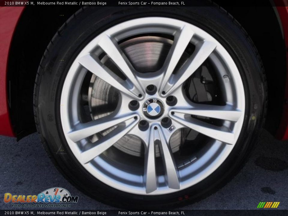 2010 BMW X5 M Melbourne Red Metallic / Bamboo Beige Photo #8