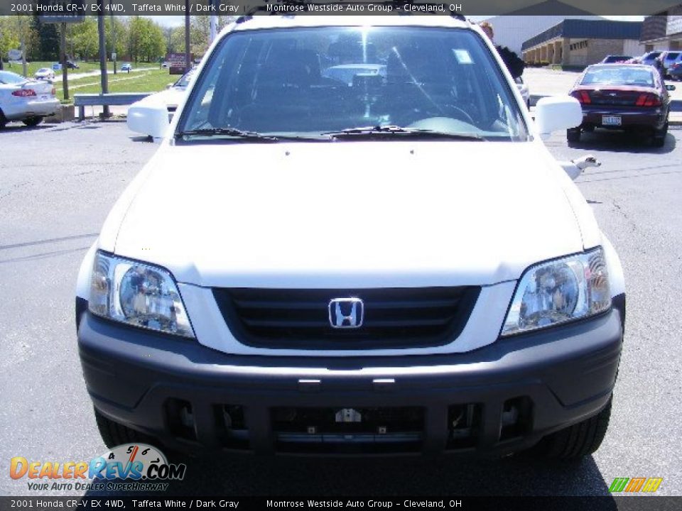 2001 Honda CR-V EX 4WD Taffeta White / Dark Gray Photo #8