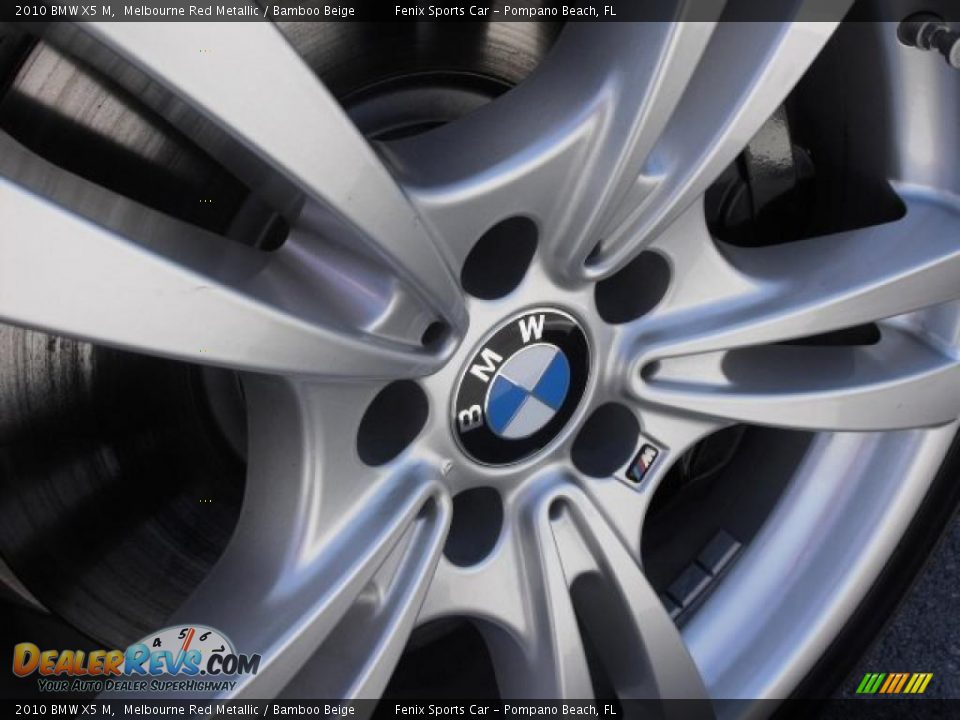 2010 BMW X5 M Melbourne Red Metallic / Bamboo Beige Photo #9