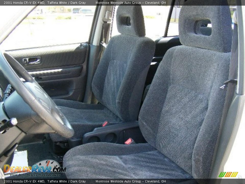 2001 Honda CR-V EX 4WD Taffeta White / Dark Gray Photo #9