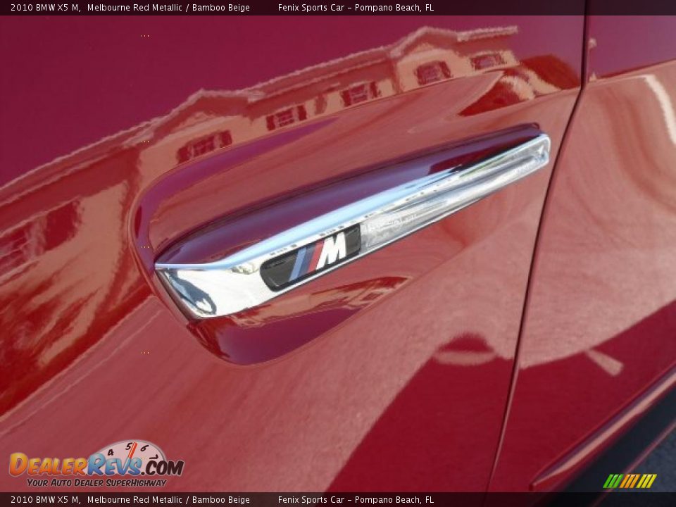 2010 BMW X5 M Melbourne Red Metallic / Bamboo Beige Photo #10