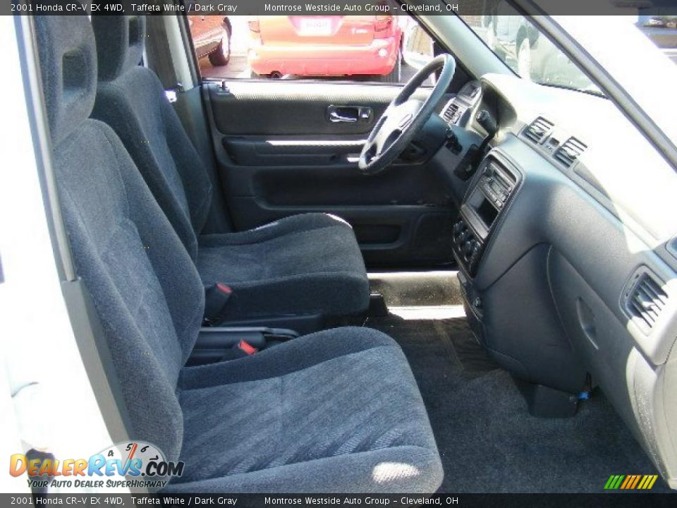 2001 Honda CR-V EX 4WD Taffeta White / Dark Gray Photo #13
