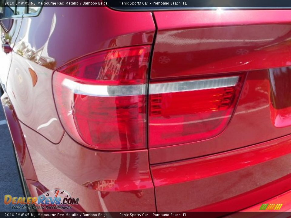 2010 BMW X5 M Melbourne Red Metallic / Bamboo Beige Photo #13