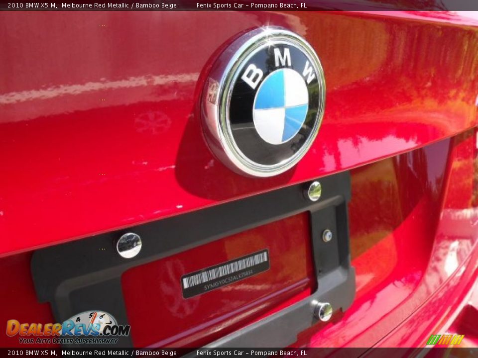 2010 BMW X5 M Melbourne Red Metallic / Bamboo Beige Photo #14