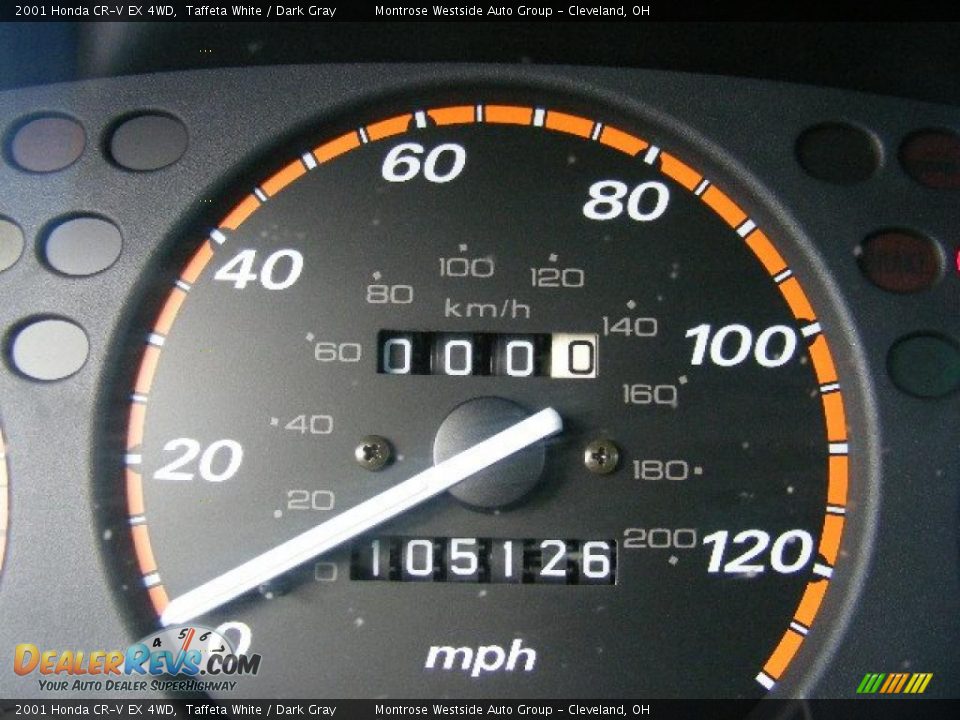 2001 Honda CR-V EX 4WD Taffeta White / Dark Gray Photo #18