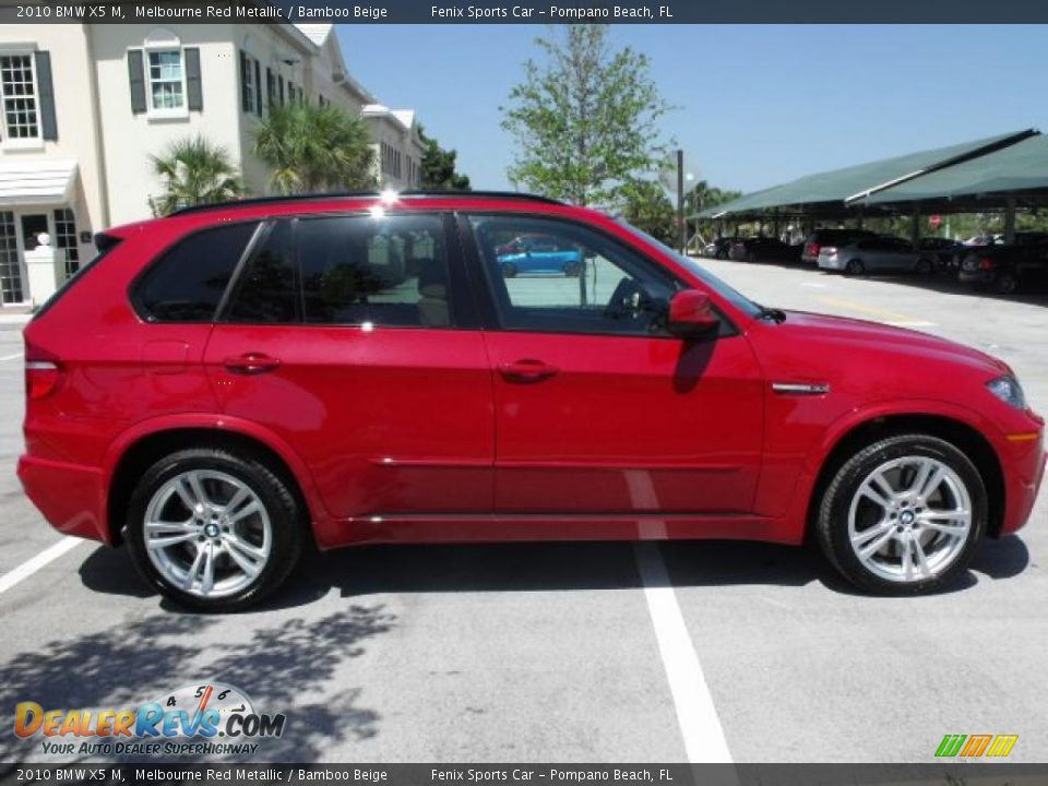 2010 BMW X5 M Melbourne Red Metallic / Bamboo Beige Photo #19