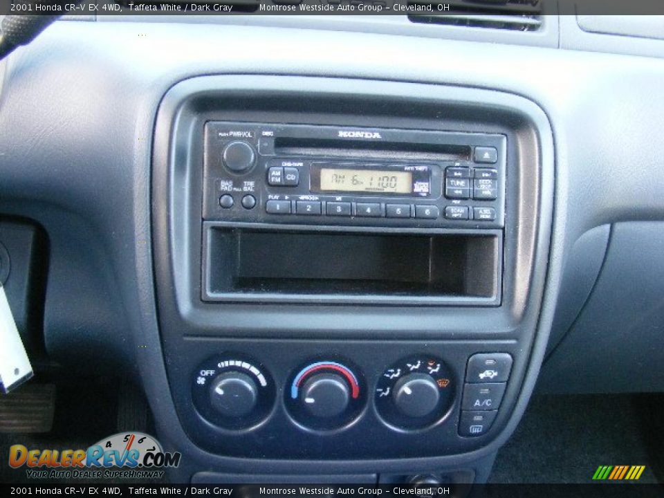 2001 Honda CR-V EX 4WD Taffeta White / Dark Gray Photo #19