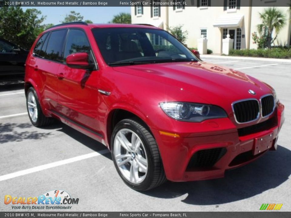 2010 BMW X5 M Melbourne Red Metallic / Bamboo Beige Photo #20