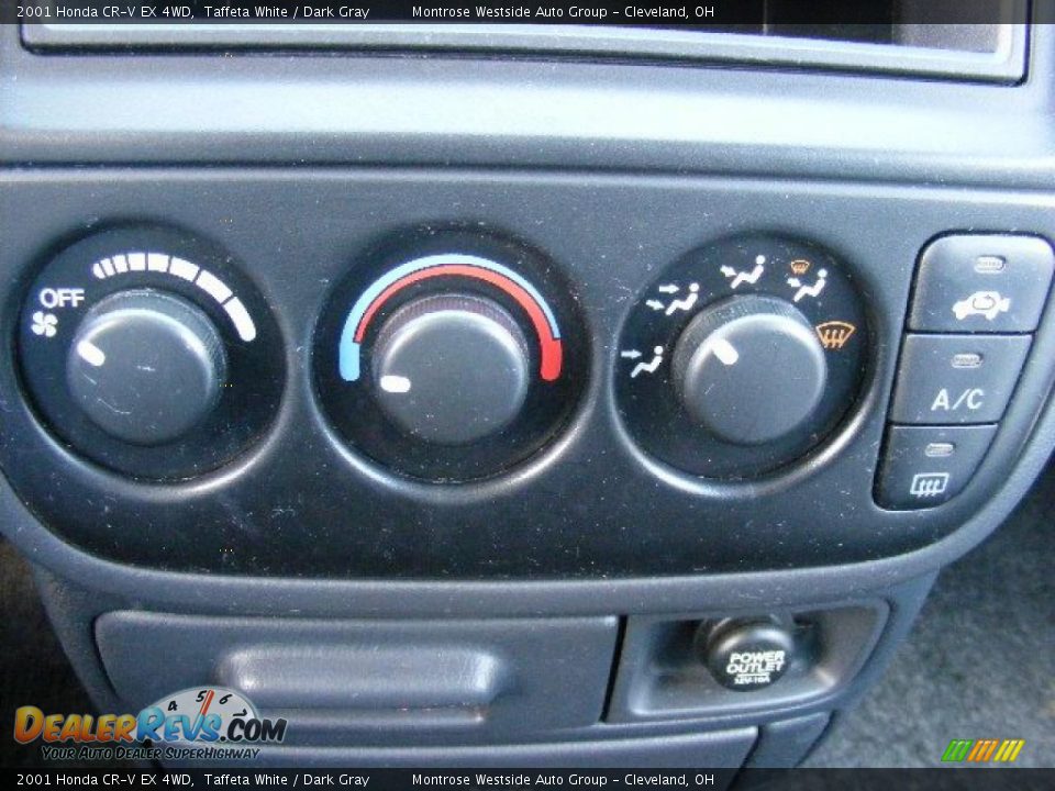 2001 Honda CR-V EX 4WD Taffeta White / Dark Gray Photo #21