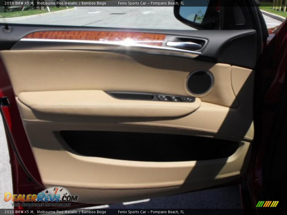 2010 BMW X5 M Melbourne Red Metallic / Bamboo Beige Photo #23