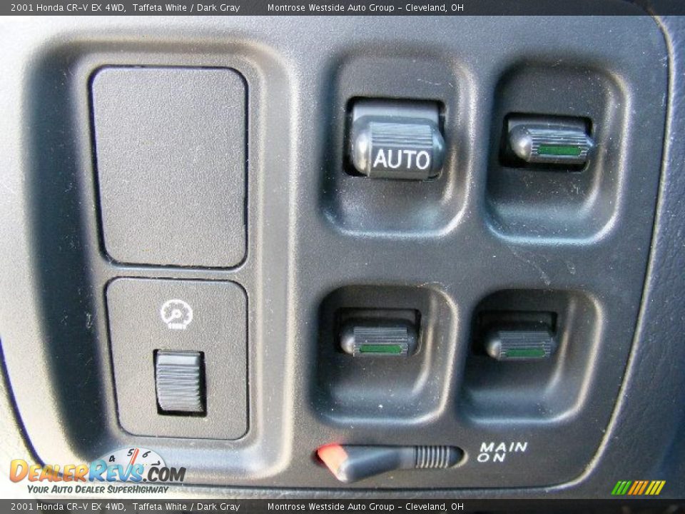 2001 Honda CR-V EX 4WD Taffeta White / Dark Gray Photo #22