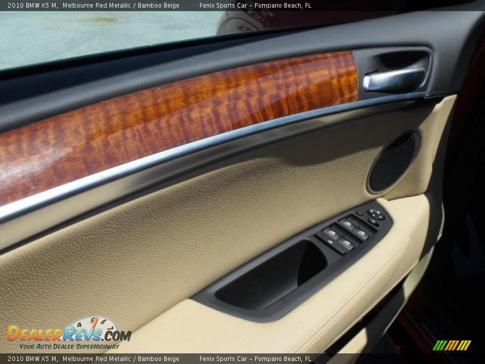 2010 BMW X5 M Melbourne Red Metallic / Bamboo Beige Photo #24