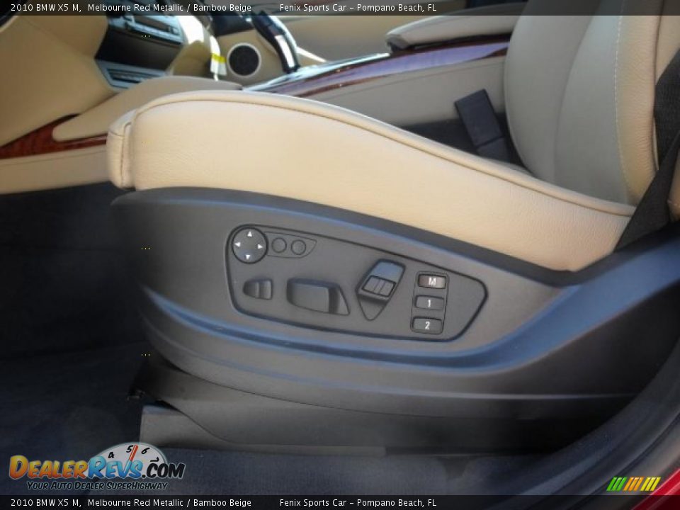 2010 BMW X5 M Melbourne Red Metallic / Bamboo Beige Photo #27