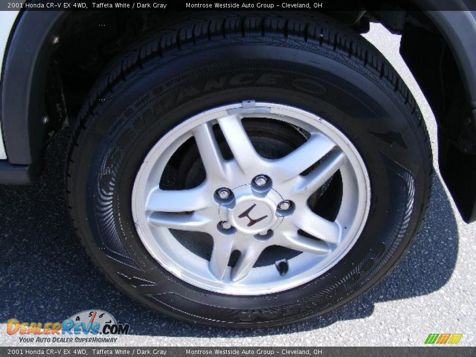 2001 Honda CR-V EX 4WD Taffeta White / Dark Gray Photo #26