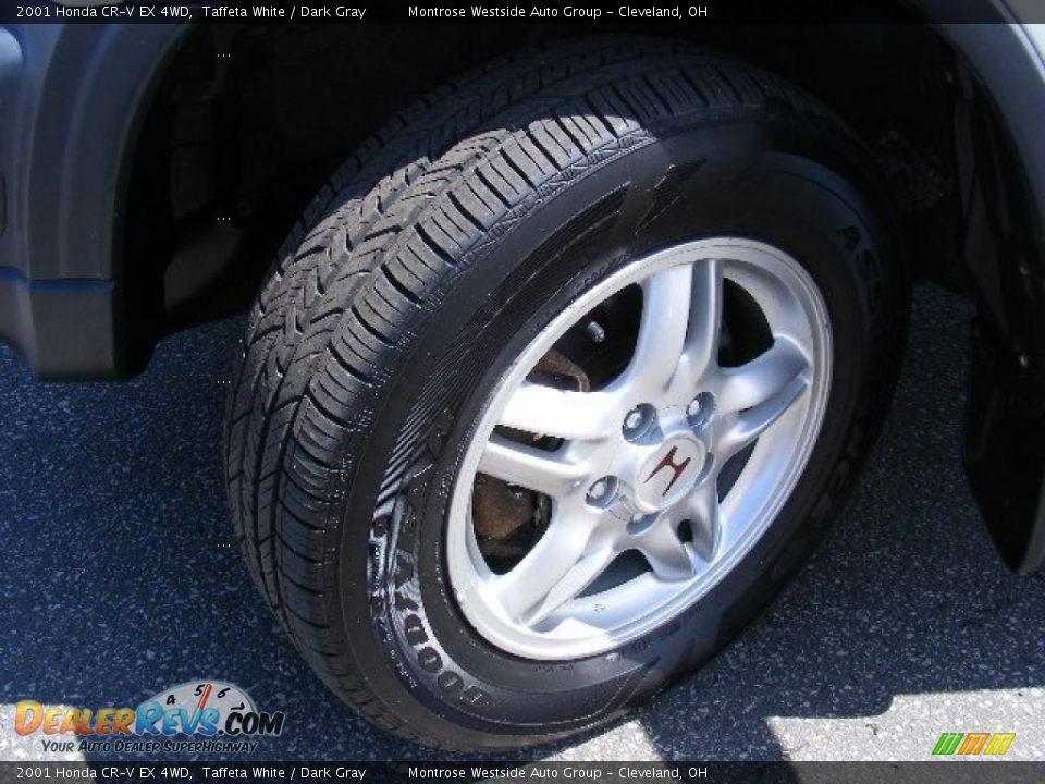 2001 Honda CR-V EX 4WD Taffeta White / Dark Gray Photo #27