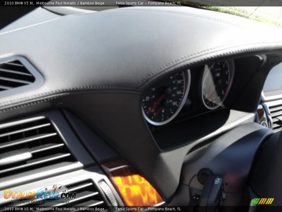 2010 BMW X5 M Melbourne Red Metallic / Bamboo Beige Photo #30