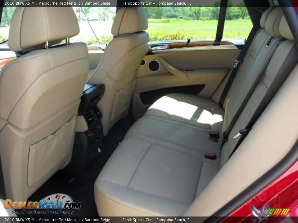 2010 BMW X5 M Melbourne Red Metallic / Bamboo Beige Photo #32