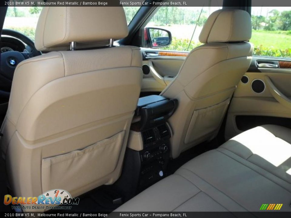 2010 BMW X5 M Melbourne Red Metallic / Bamboo Beige Photo #33