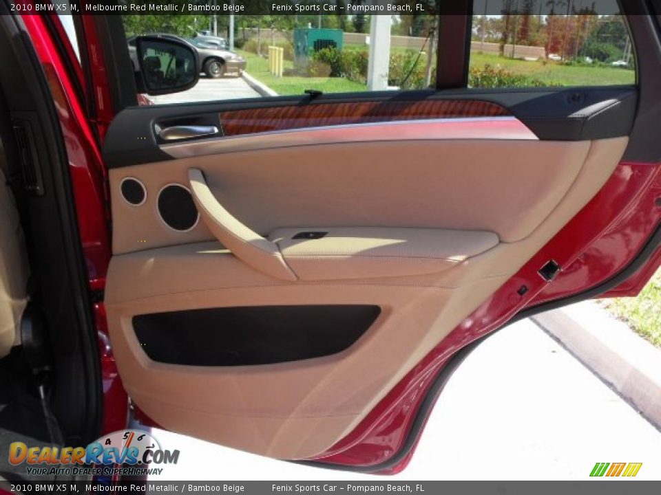 2010 BMW X5 M Melbourne Red Metallic / Bamboo Beige Photo #35