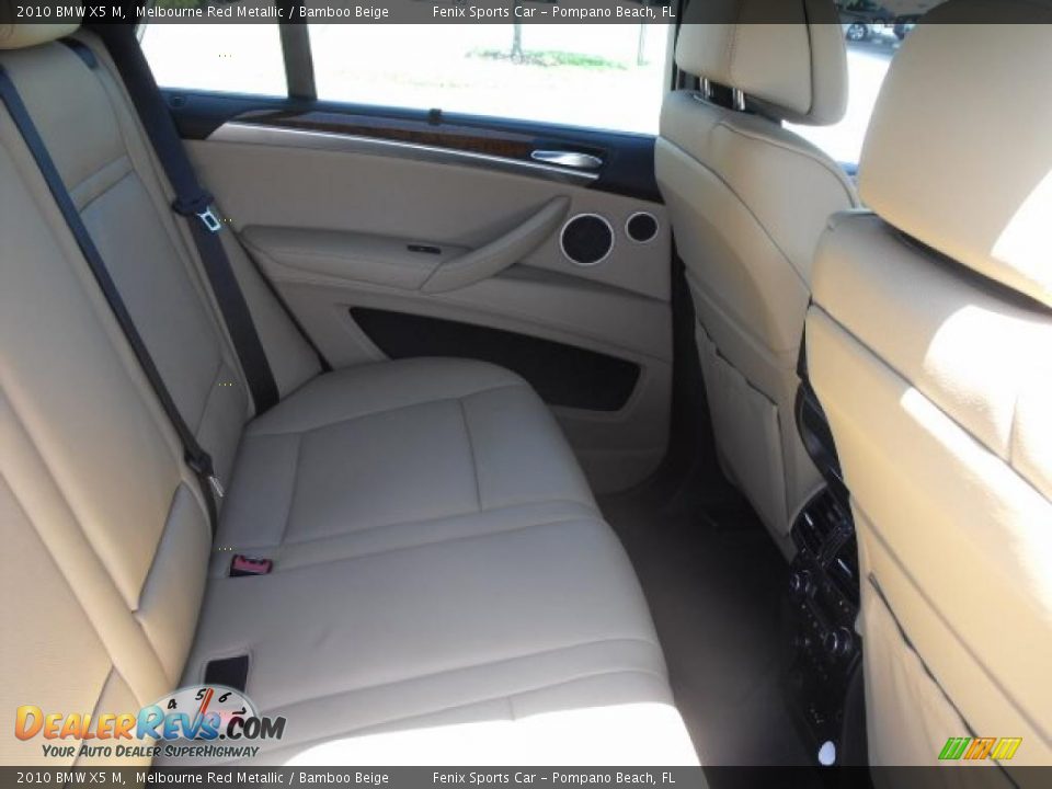 2010 BMW X5 M Melbourne Red Metallic / Bamboo Beige Photo #36