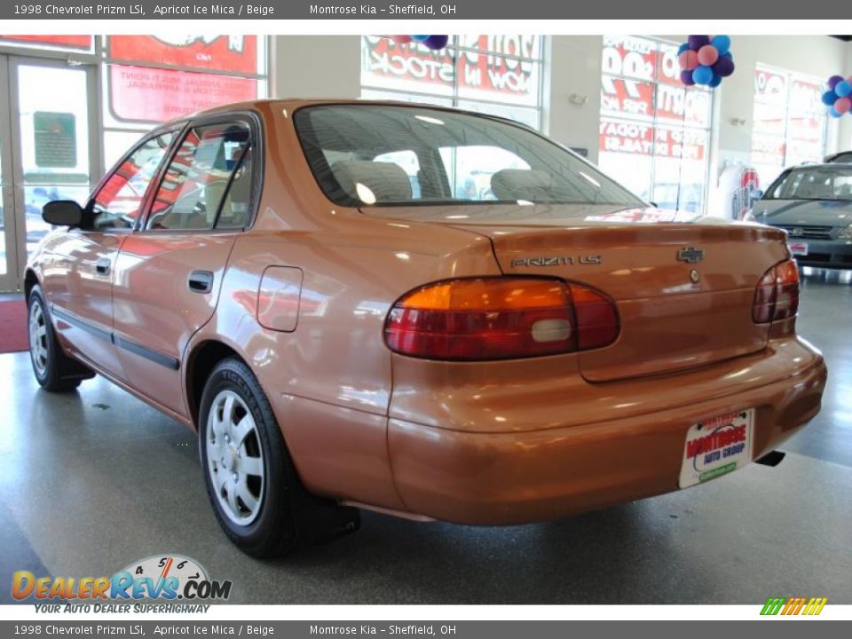 1998 Chevrolet Prizm LSi Apricot Ice Mica / Beige Photo #5