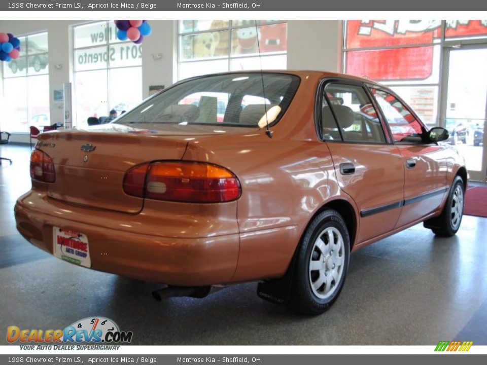 1998 Chevrolet Prizm LSi Apricot Ice Mica / Beige Photo #8