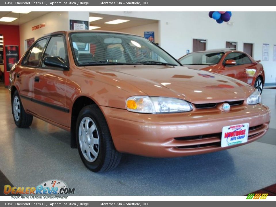 1998 Chevrolet Prizm LSi Apricot Ice Mica / Beige Photo #10